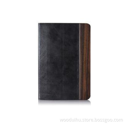 Black Ipad Mini Leather Folio Case / Genuine Leather Tablet